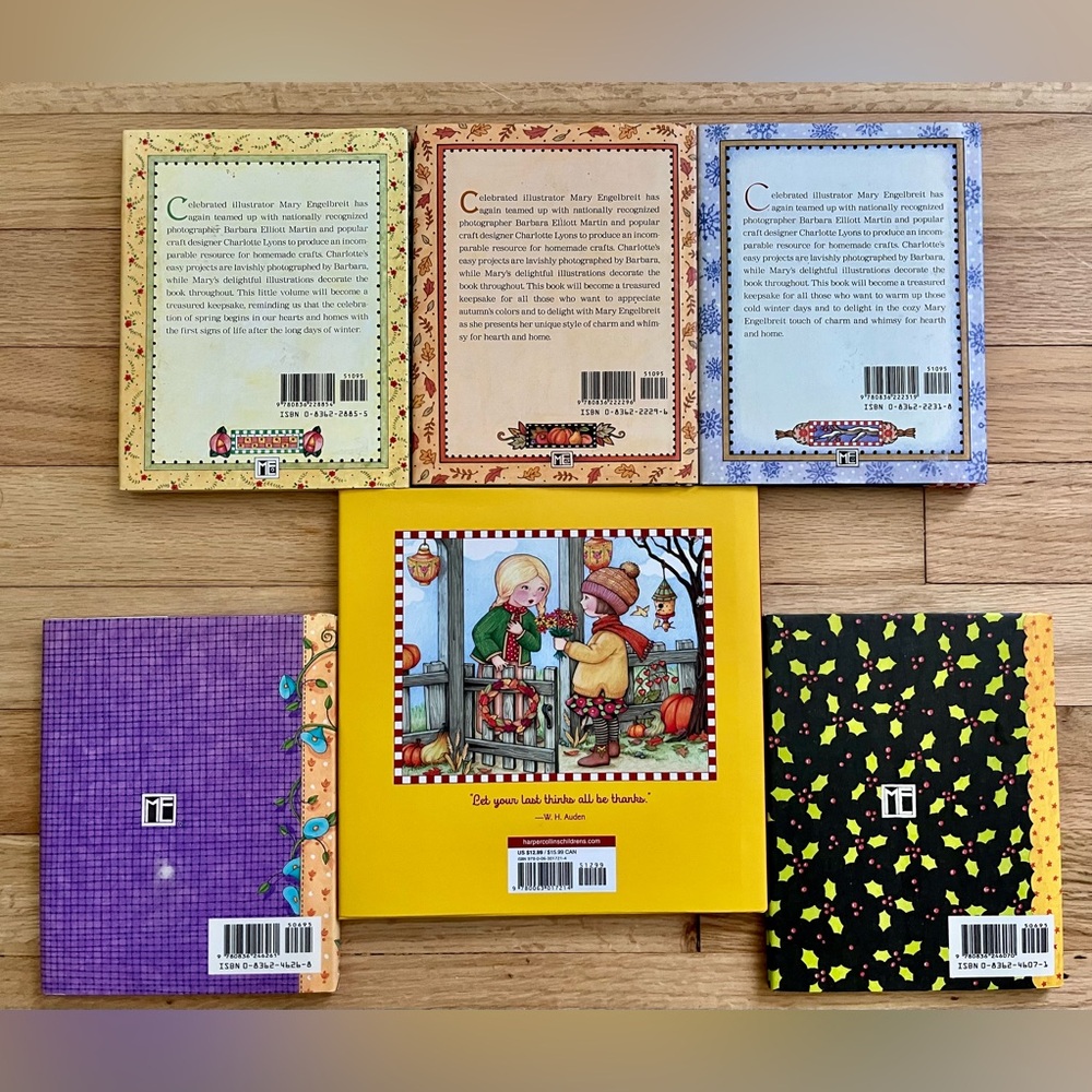 Set of 6 Books! Mary Engelbreit Seasonal and Inspirational Book Set - Picture 2 of 10